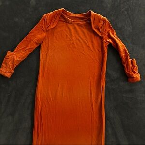 Rust Orange Long Sleeve sleep sack